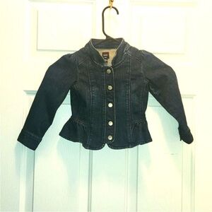 Stylish Blue Denim Kids Jacket Sz 3T